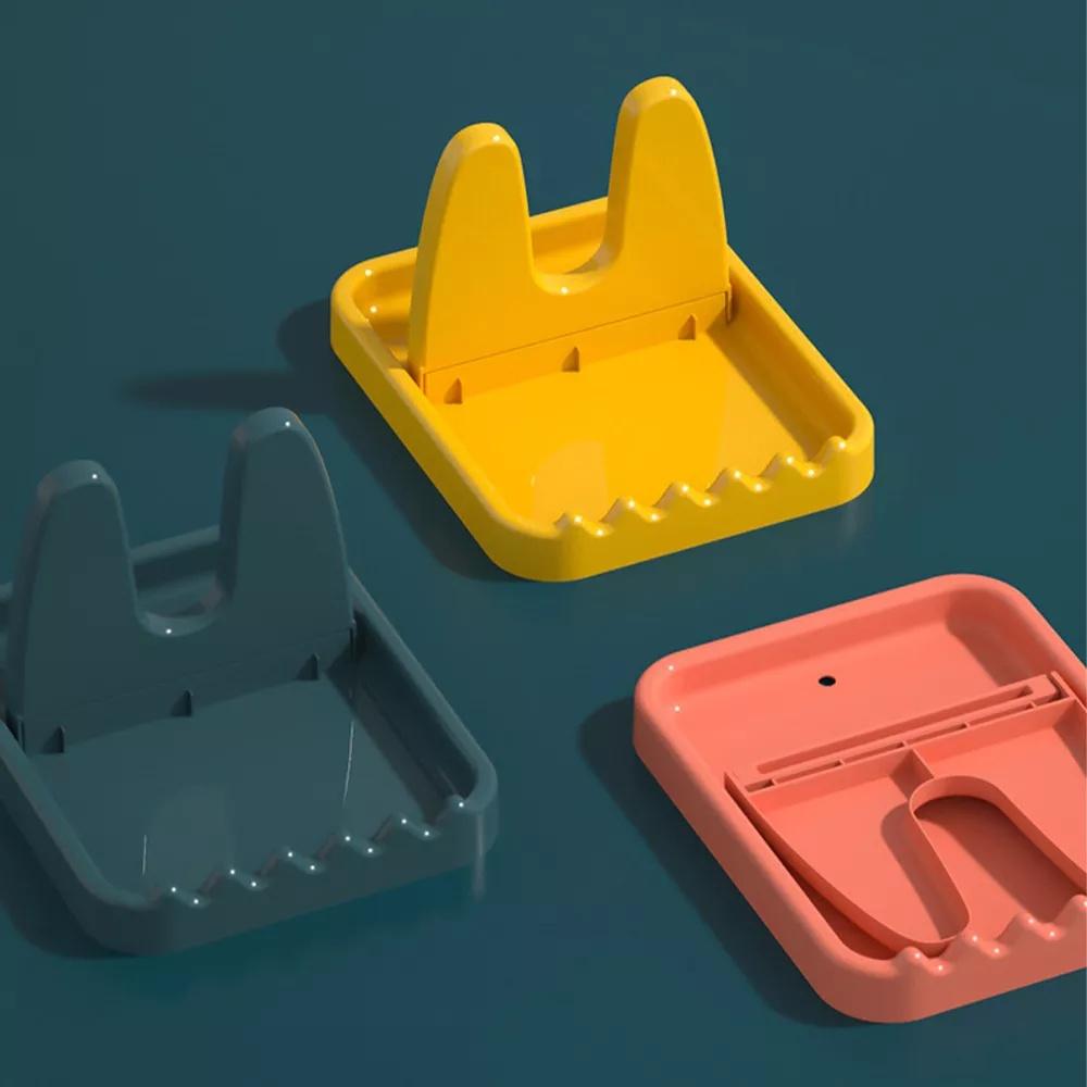 1PCS Foldable Pot Lid Rack Plastic Spoon Holder Stand Multifun Organizer Storage Pad Kitchen Storage Shelf Cookware