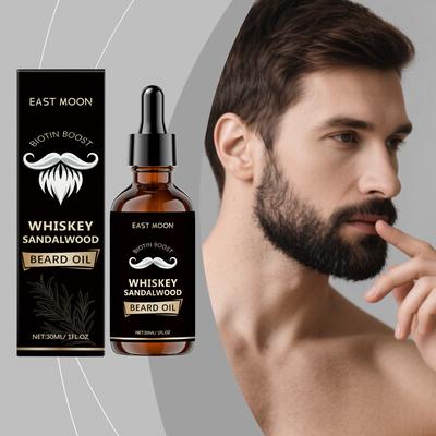 Men Beard Essential Oil Increase Moisturize Soft Smooth Nourish Thicken for Grooming Hair Facial Care Beard Growth Oil