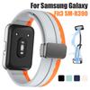 Magnetic D Folding Buckle Sports Silicone Watch Strap For Samsung Galaxy Fit3 Replacement Watch Bands For Galaxy Fit 3 SM-R390