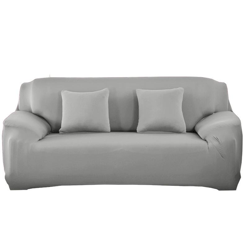 Thick Elastic Sofa Cover Solid Color Slipcover Furniture Protector for Bedroom Office Living Room Home Decor Sofa Cushions