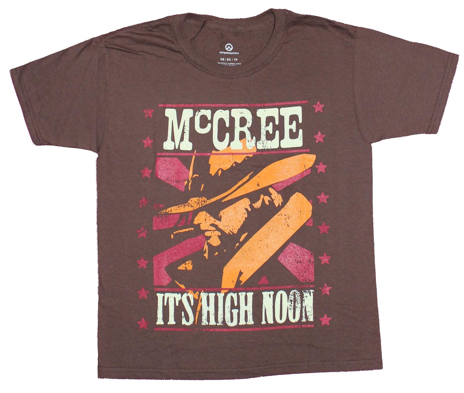 Overwatch Mens T-Shirt - McCree It s High Noon Stylized Face Image S
