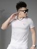 European Style Short-Sleeve T-Shirt for Men, 2025 Summer New Trendy Badge Top, Men's Half-Sleeve Tee, Base Shirt