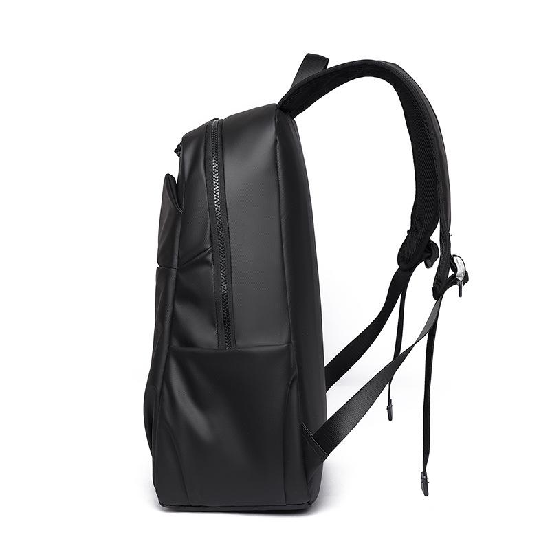 Men's Large Capacity Waterproof Leather Backpack for Casual Sports & Outdoor Travel