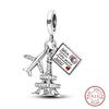 Charms Beads Copper Color Bow Cross Life Tree Fit Diy Original Bangle Bracelet Charm Pendant Jewelry
