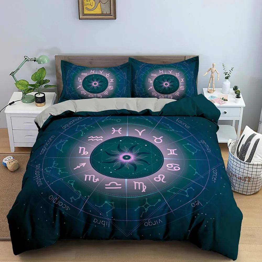 Alchemy Symbol Duvet Cover Set Bedding Sets Twinfullqueenking Comforter Cover Pillowcase Bed Set Bed Set Bedclothes