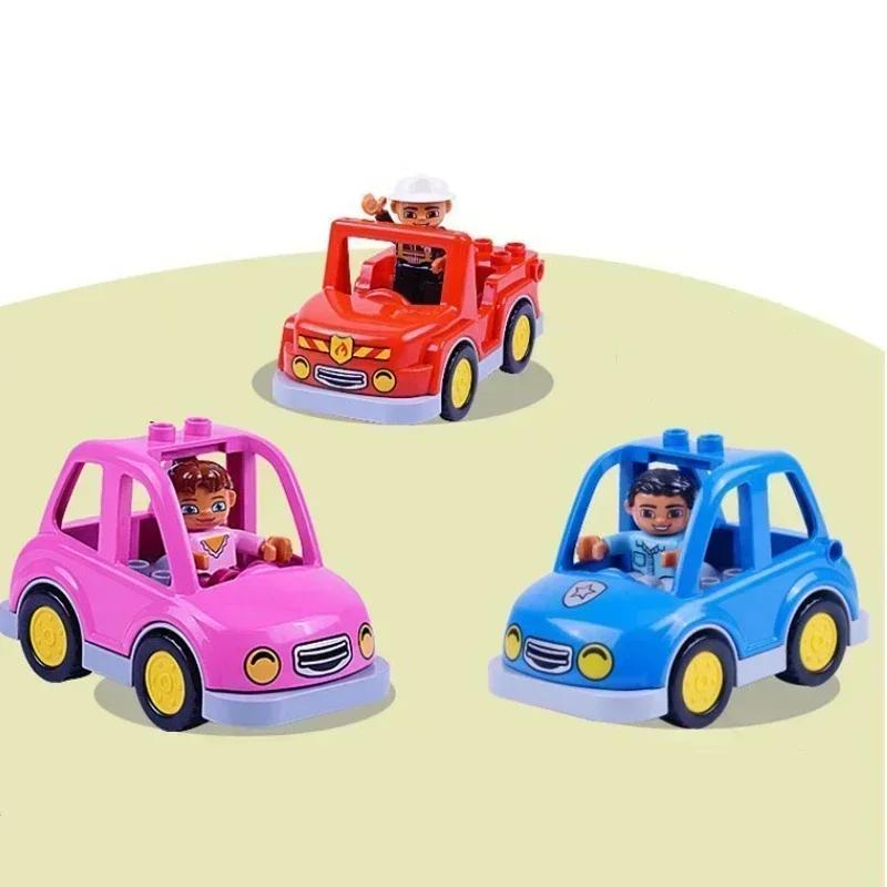 Velké stavební kostky Příslušenství Kompatibilní Velké kostky Děti Děti Nákladní auto Auto Autobus Městská dopravní série Sestavovací Vzdělávací hračka