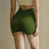 Fashion High Waist Hip Lift Fitness Shorts Belly Contracting and Hip Showing Exercise Peach Hip Training Wait Lifting Three Points Yoga Pants Outwear
