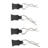 RC Car Body Clip Pin with Pull Tabs Easy to Install RC Car Shell Clip R Pin for 124008 124010 124006 144016 144018