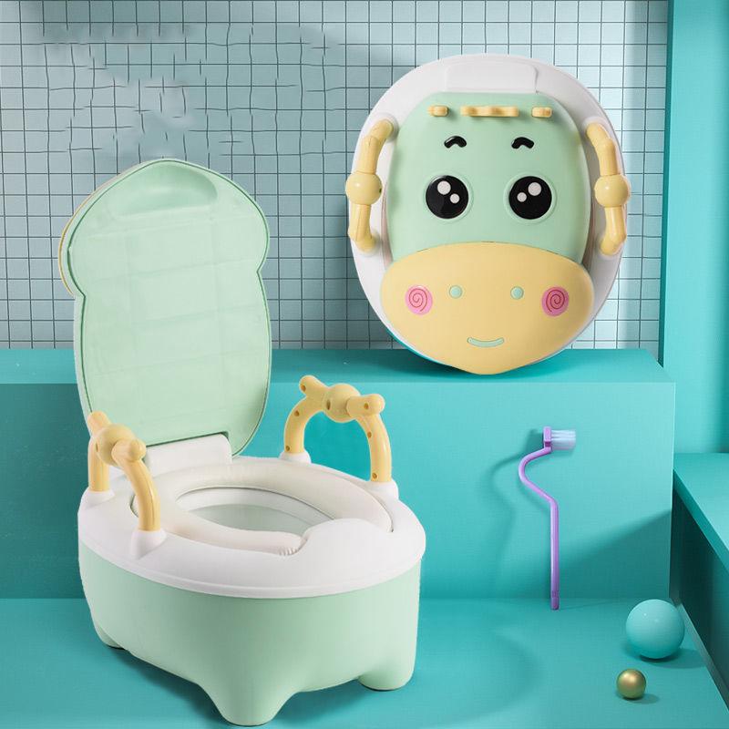 Toddlers Training Toilet Elevated Design Easy To Clean Odorless Cute Appearance Baby Toilet Potty