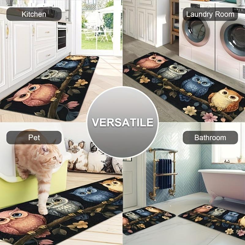 1PC Sea Turtle in Underwater Kitchen Rug Non-Slip Door Mat Pop design Bathroom Rug Bath Mat Carpet for Home Sink Laundry Decor