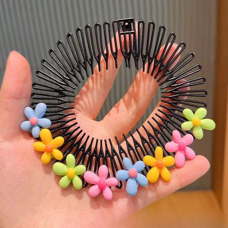 

Милое украшение на затылок для детей с распущенными волосами. Аксессуар для стягивания и расчесывания волос для девочек. Five-pointed star