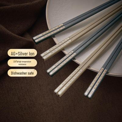 Premium Hitzebeständiges Legierungs-Essstäbchen-Set