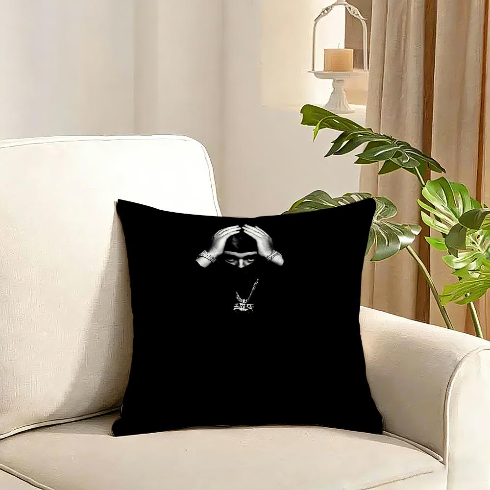 Singer Yeat Lyfestyle Cushion Cover Reversible Plush Pillow Cover Soft Fluffy Home Decor for Sofa Bedroom