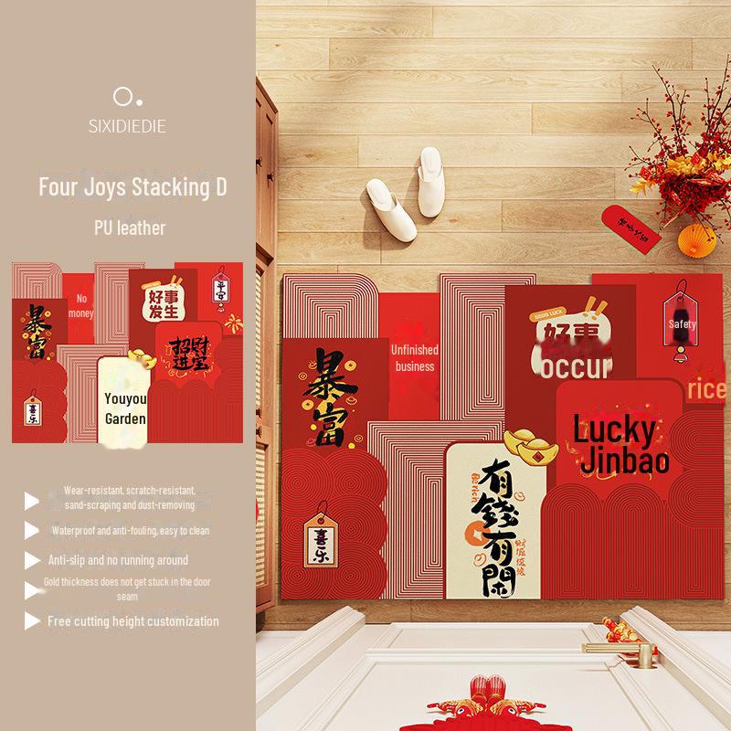 

Высококачественные нескользящие входные коврики – не моющиеся, устойчивые к грязи, чистящиеся из ПВХ с кожаной отделкой. 50x80 cm - Anti-slip, Dirt-resistant