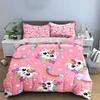 Unicorn-Themed Cute Decor Set  kid's and adults' bedroom decor, Exquisite three-piece bedding set gift