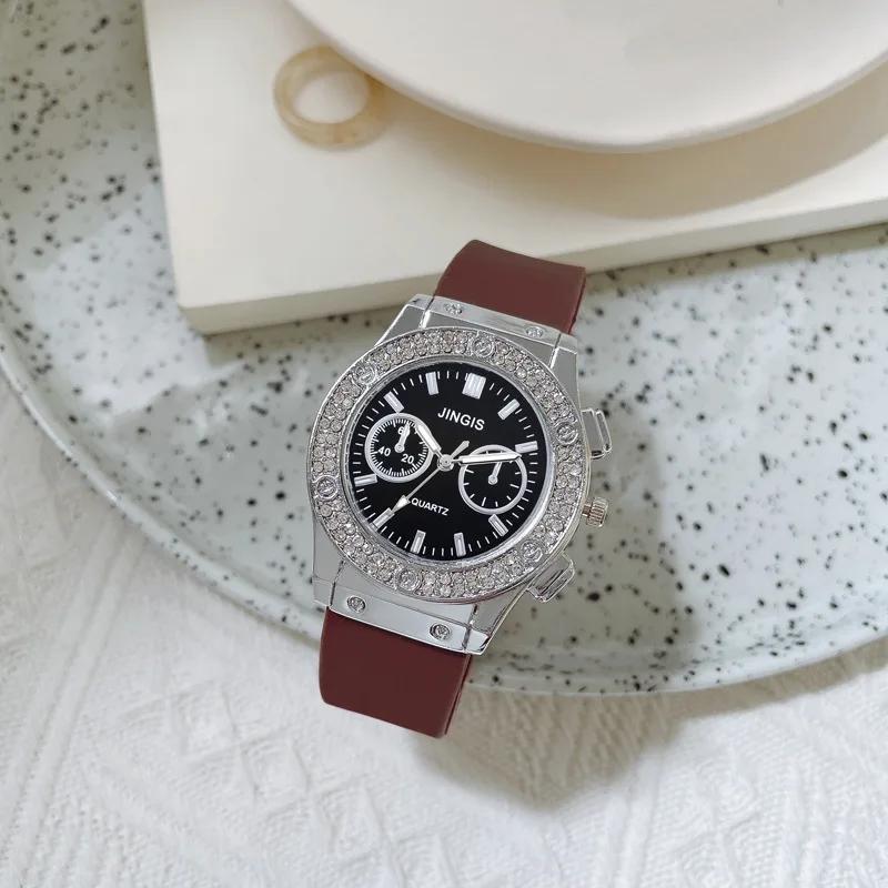 Silicone Women Watches Luxurious Brand Casual Diamond Female Quartz Wristwatches Simple Sport Clock Relogio Feminino