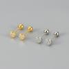 Heart Shaped Stud Earrings With Micro Zirconia Simple And Elegant Heart Earrings For Women Fashionable And Delicate Jewelry