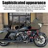 Motorcycle Front Side Fairing Panel with Bracket Kits Gloss Black Iron Alloys ABS For Harley CVO Road Glide Upgrade 2024 -Later