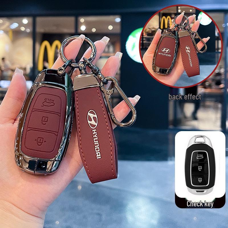 Kompatible Schlüsselhüllen für Hyundai: Festa, Elantra ix35, Tumi, ix25, Encino Modelle.