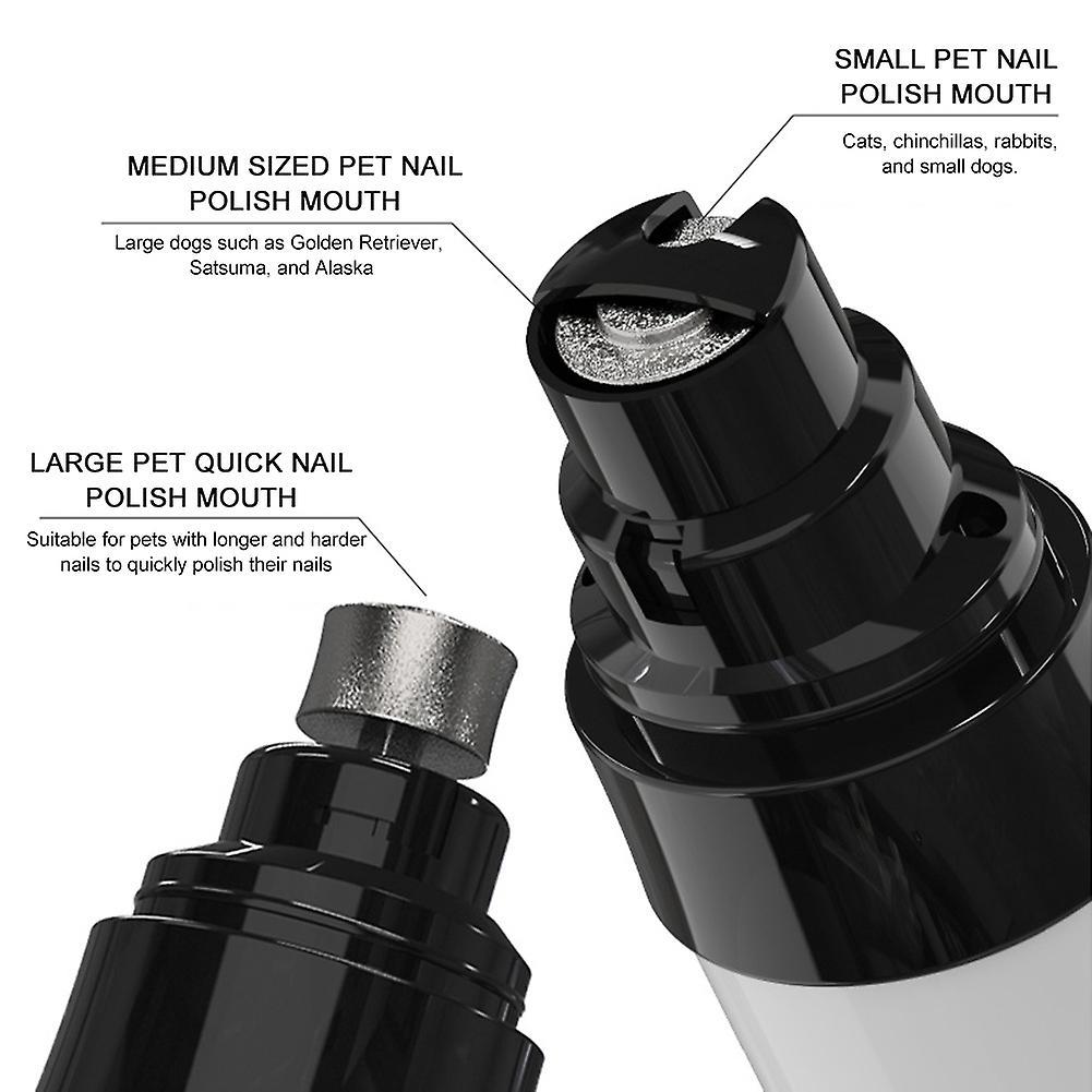 Silents Grind Pet Nail Grinder Portable Painless Dog Nail Cutter for Dog Cat