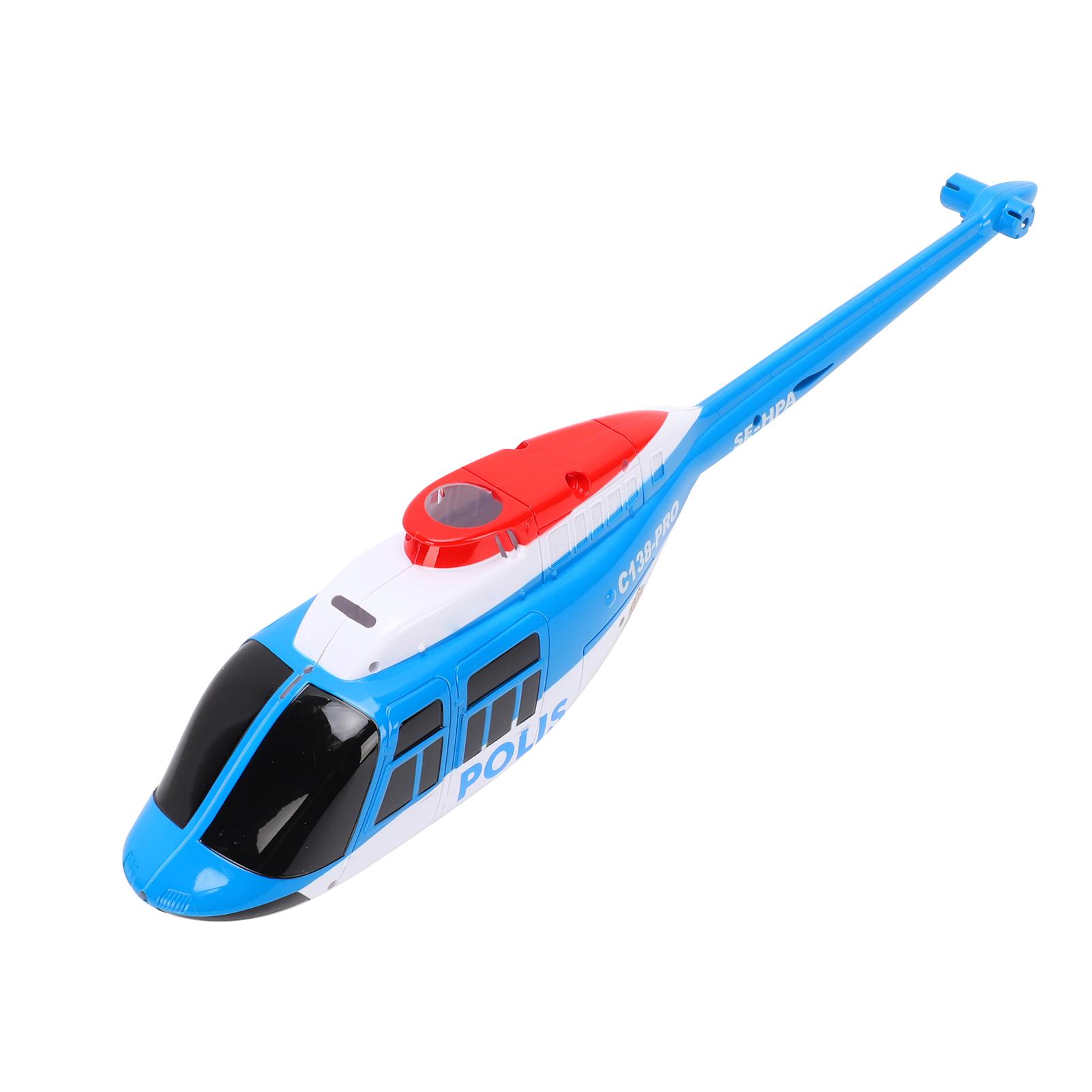 RC Helikopter Shell Vervanging Kap Past voor RC ERA C138 PRO Bell 206 Kunststof Body Cover Lichtgewicht Duurzaam Eenvoudig
