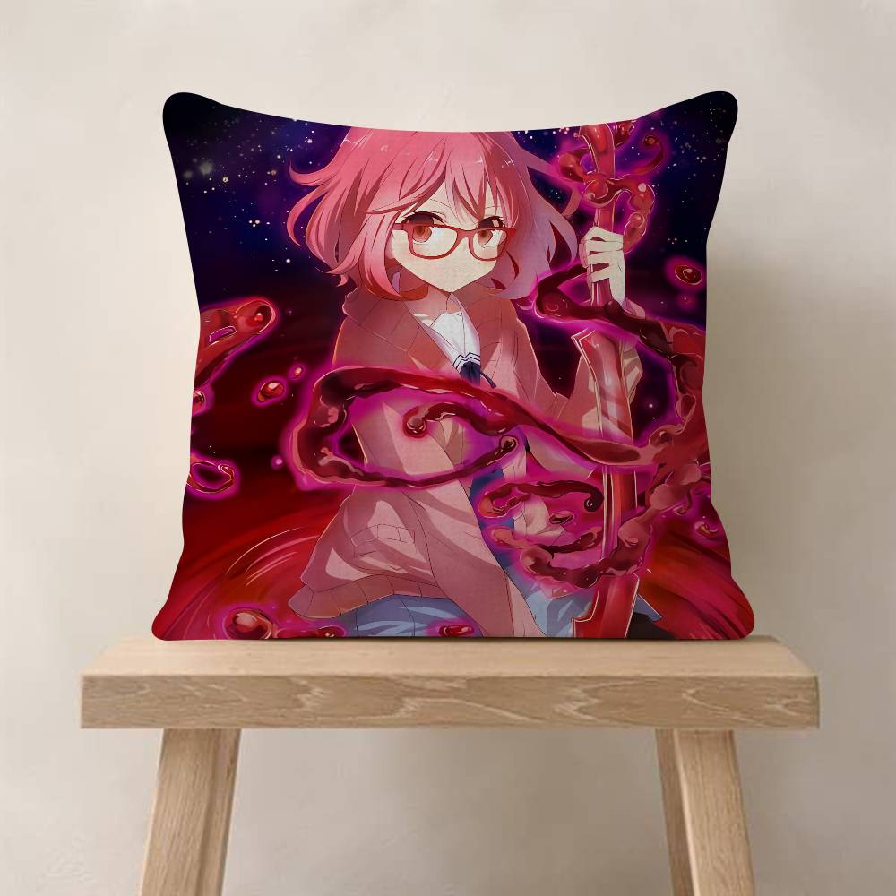 Japanese Anime Beyond The Boundary Cushion Cover Pillow Cover Decor Pillowcase Printed Cushion Case For Couch