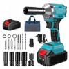 21V 4000mAh Impact Wrench with LED and Automatic Stop