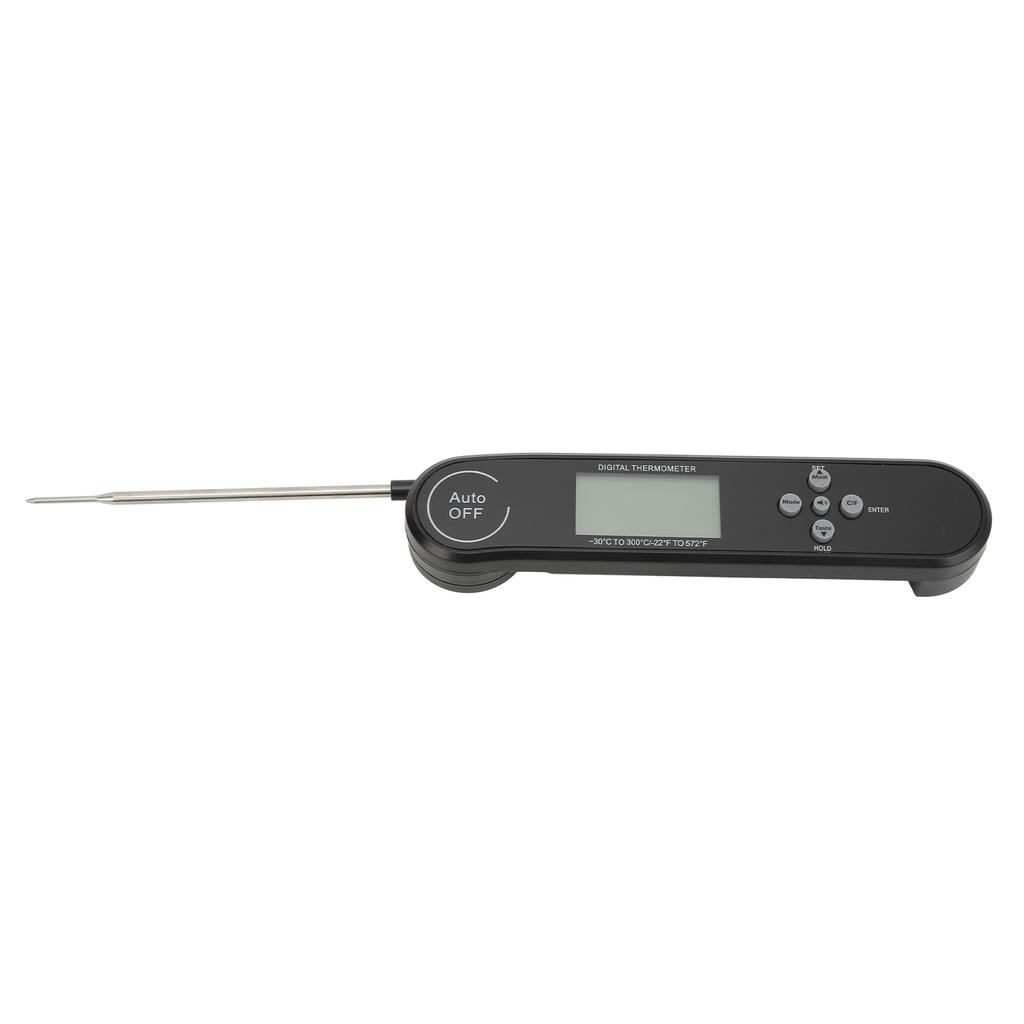 Digital Multifunction Food Thermometer Folding 180 degrees  Rotation Probe 22 Fahrenheit 572 Fahrenheit  30 celsius 300 celsius  for Barbecue Meat