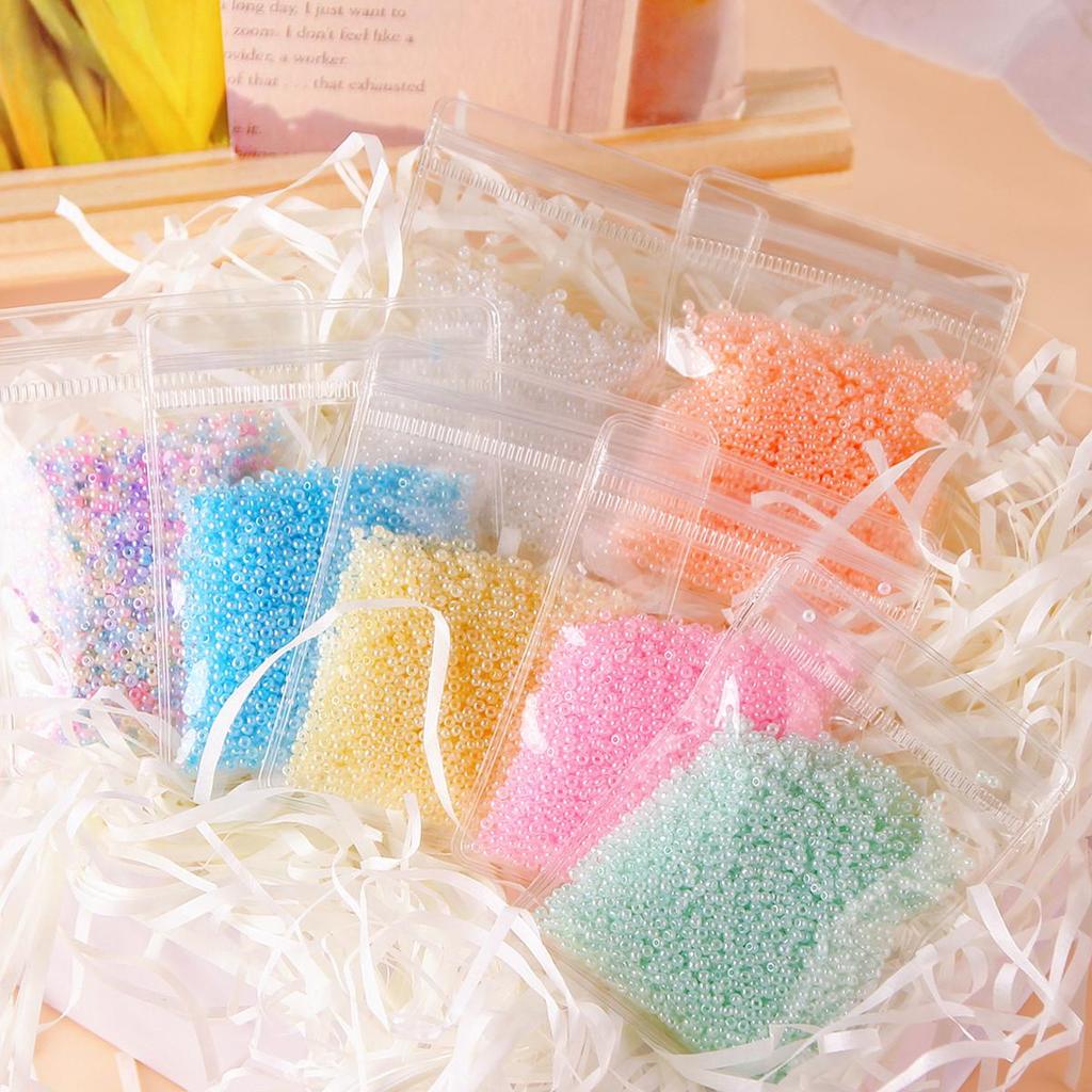 Imported 3A Quality 2mm Creamy Cloud Iridescent Seed Beads for DIY Jewelry Making