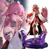 Exquisite Genshin Impact Yae Miko Pvc Figure Stunning Shrine Maiden Dcor Piece