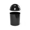 Mini Swing Top Trash Can Compact Waste Paper Basket Durable Recycled Polypropylene Easy Clean Ideal Home Office Vehicle 1.25
