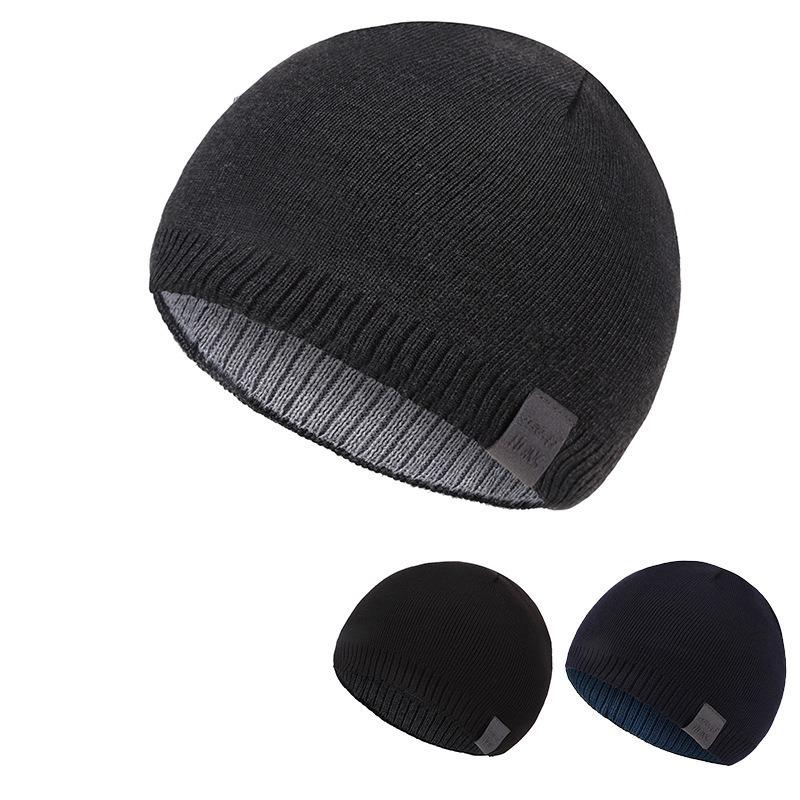 Autumn and Winter Outdoor Men's Fashion Warm Wool Hat Women's Casual Knitted Hat Cold Hat Cold Cover