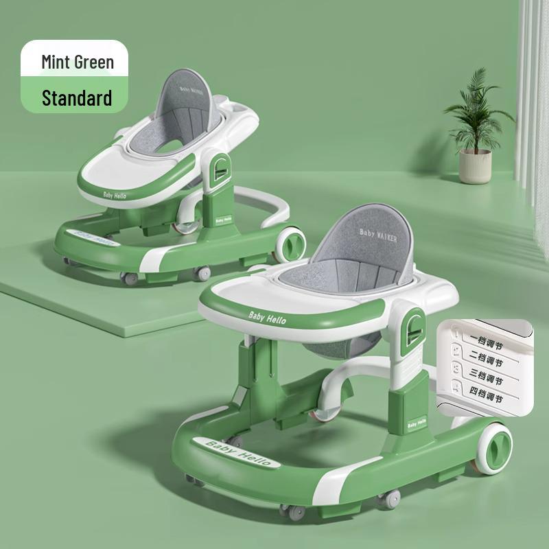 3-in-1 Multi-Functional Foldable Baby Walker, Anti-Rollover, for 6-18 Months
