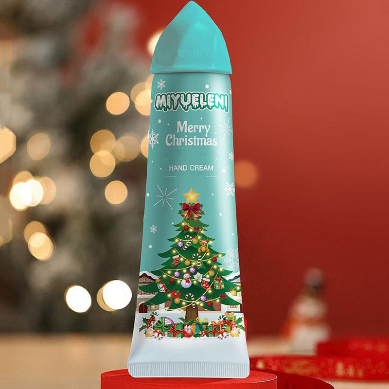 Zestaw kremów do rąk Christmas Edition, 5 szt. Formuła nawilżająco-odżywcza, nietłusty, ale odświeżający