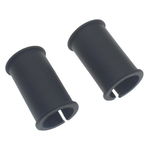 GWYAN 4 Pieces Black Microphone Tube Sleeve Mic Shock Mount Rubber Spacer, Ideal for Shotgun Microphone Cameras and Camcorders