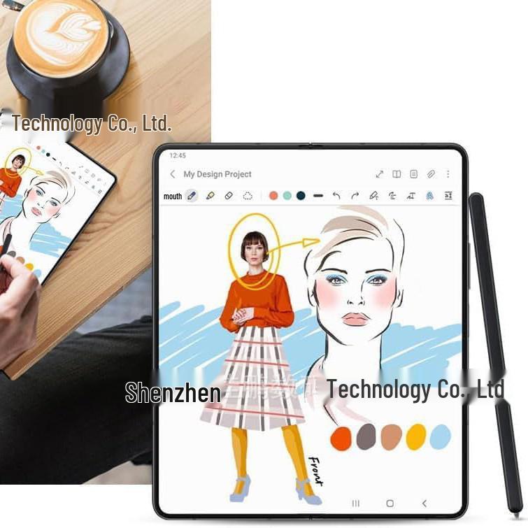 Stylus Touch Pen for Samsung Z Fold5/Fold6 - Non-Replaceable Nib