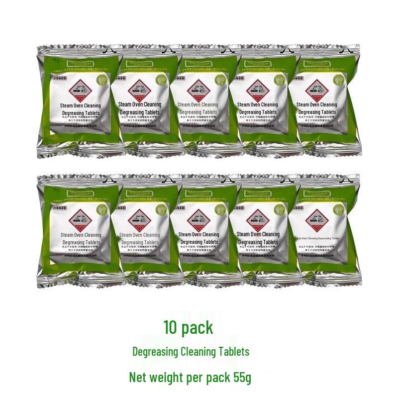 Lexin Steam Oven Cleaning Tablets - German RATIONAL Red Degreasing Tablets