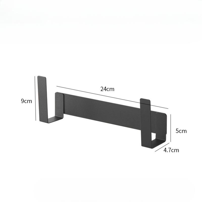 Japanese Simple Punch-free Pot Cover Rack Kitchen Multi-functional Wall Hanging Cutting Board Plastic Wrap Storage Rack