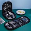 2 Person Utensil Picnic Set with Plate, Spoon, Knife, Fork, Outdoor Picnic Tableware, Camping Dinnerware Set.
