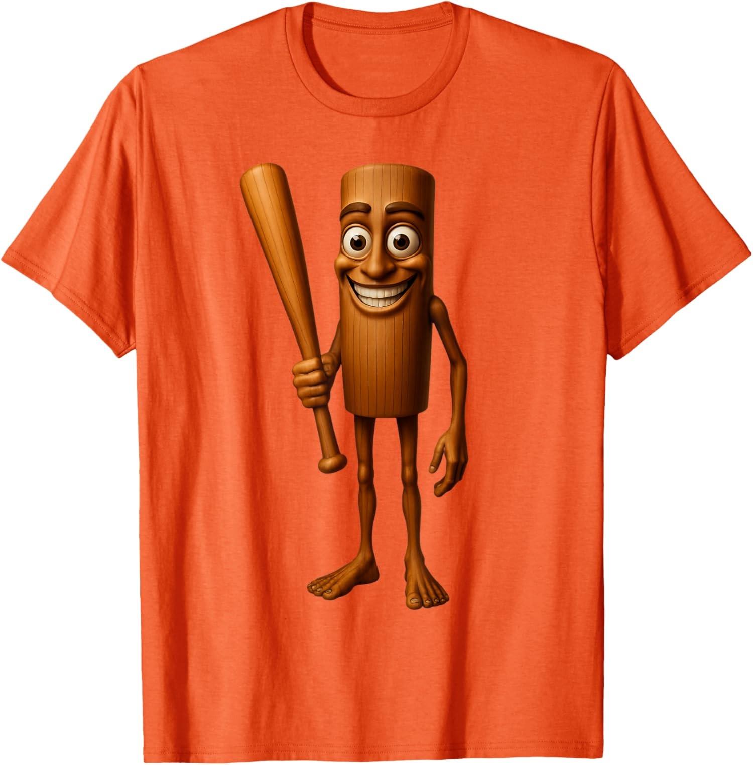 Italian Brainrot AI-Generated Tung Tung Tung Sahur T-Shirt S