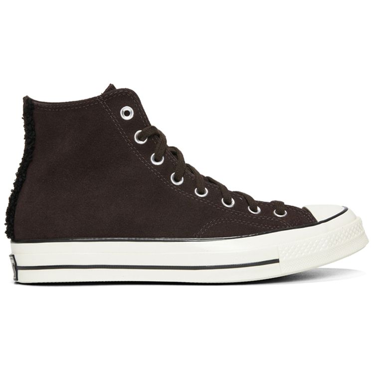 Converse Chuck 70 High Velvet Brown Sneakers Unisex Ivory 172498C