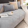 Chenille Fabric Sofa Cover Cat Pets Kids Couch Mat Solid Color Sectional Sofa Slipcovers Non Slip Washable Sofa Mat Living Room