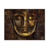 Gold and Black Face Buddha Oil Painting On Canvas Cuadros Posters and Prints Scandinavian Wall Art Picture for Living Room Decor