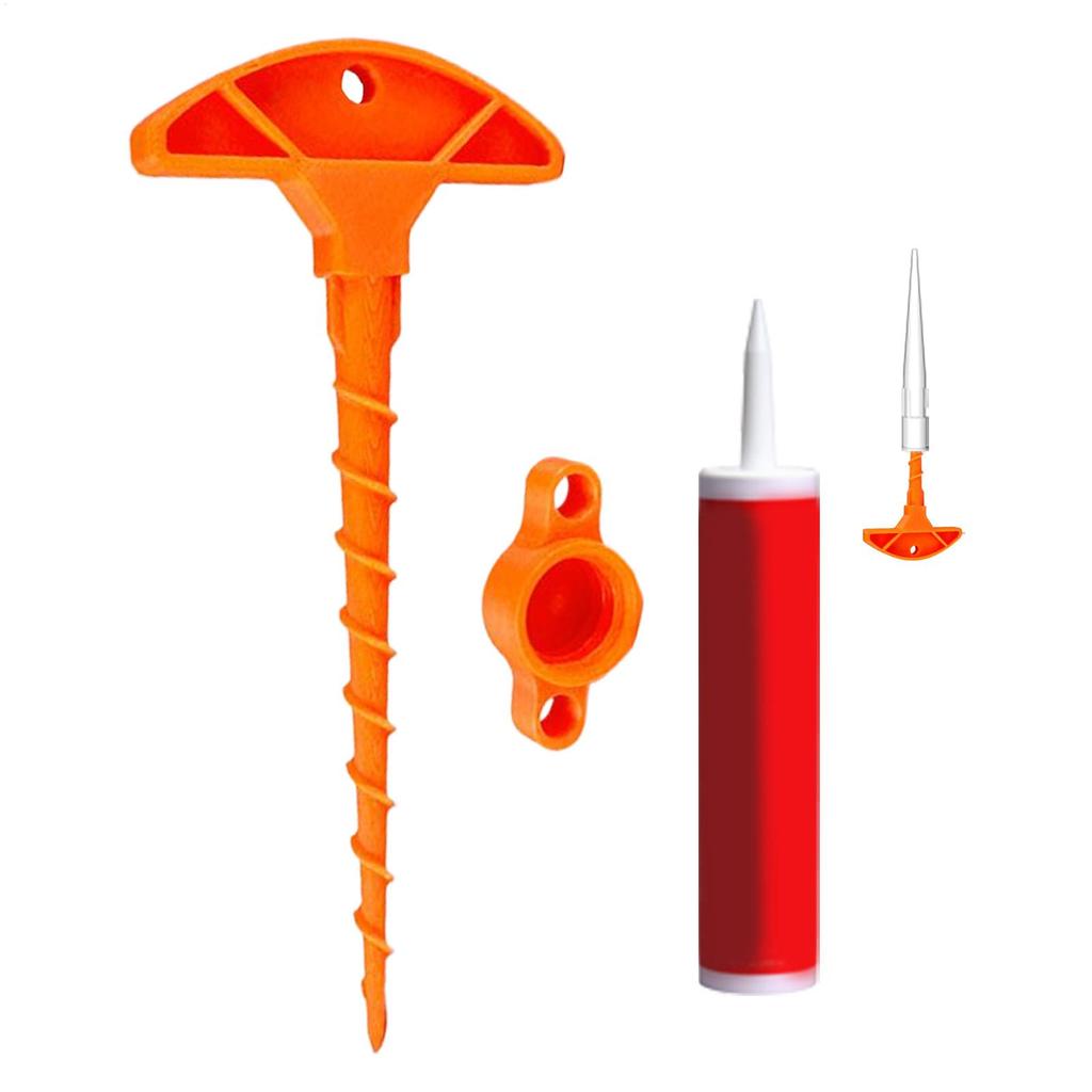 1 Set Glass Glue Sealing Caps With Sealant Gun Nozzle Dredge Lid To Prevent Quick Drying Of Core Pipes For Adhesive Usage