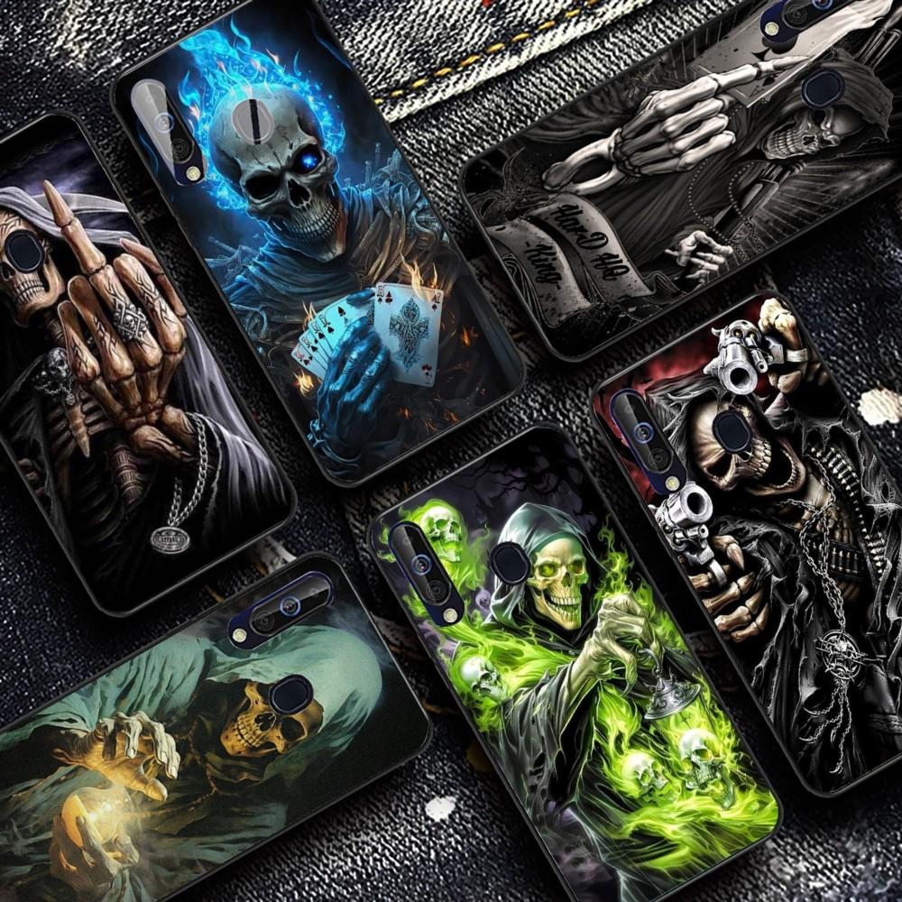 Grim Reaper Skull Skeleton Phone Case For Samsung A 10 11 12 13 20 21 22 30 31 32 40 51 52 53 70 71 72 73 91 13 Shell