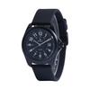 BUREI Quartz Analog Simple Date Black with Silica Gel Stylish and Popular Gift Men's Watch, Design, Display, Waterproof, Lightweight, Strap, Unisex,