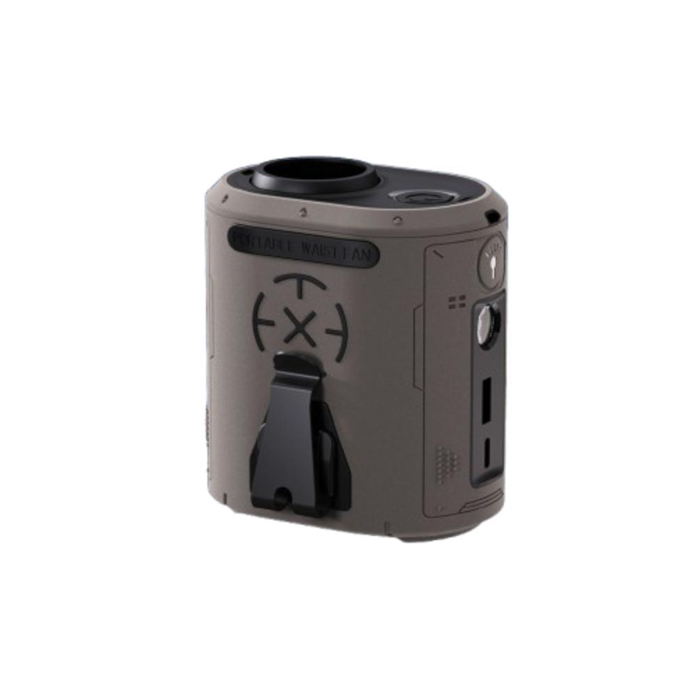 

5 Gears Adjustable Waist Clip Fan Strong Wind Hanging Neck Fan Mini Electric Fan Sports чёрный