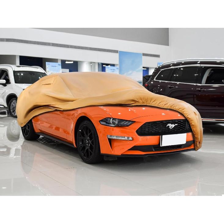Heavy Duty Outdoor Car Cover Custom Fit for Ford Mustang, Windproof All Weather Waterproof Sun Rain UV Dust Snow Protection Outdoor Car Covers