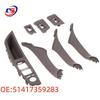 BMW 5 Series F10/F18 LHD Mocha Armrest Panel 7-Piece Set