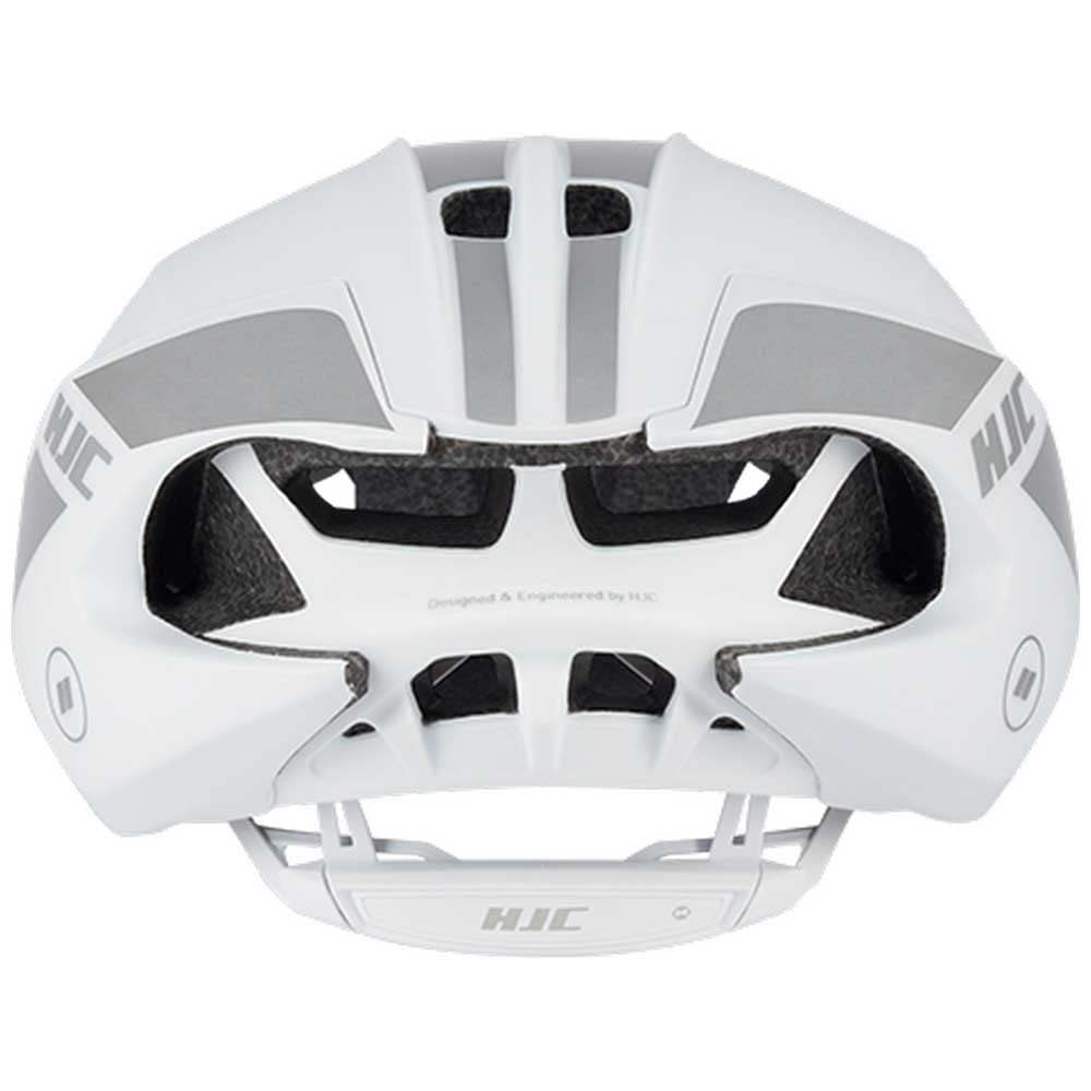HJC FURION 2.0 Bicycle Helmet [JCF Certified] Road Bike Semi-Aero Helmet, Breathable and Lightweight (MT.GL WHITE SILVER, L (58-63cm))